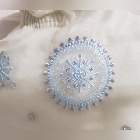 Vintage Embroidered Handbag with Wooden Handles - Picture 5 of 5